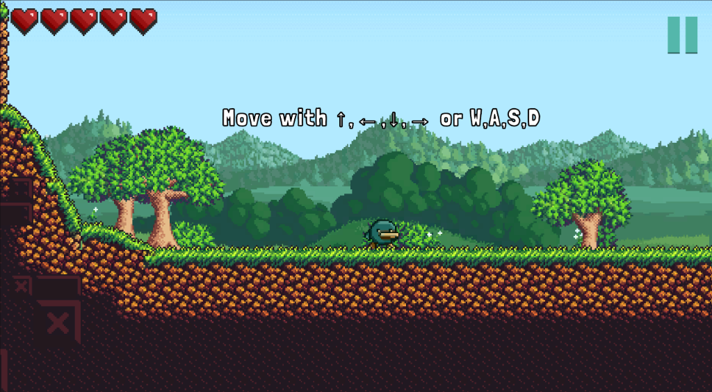 MarixFall Screenshot - Movement tutorial